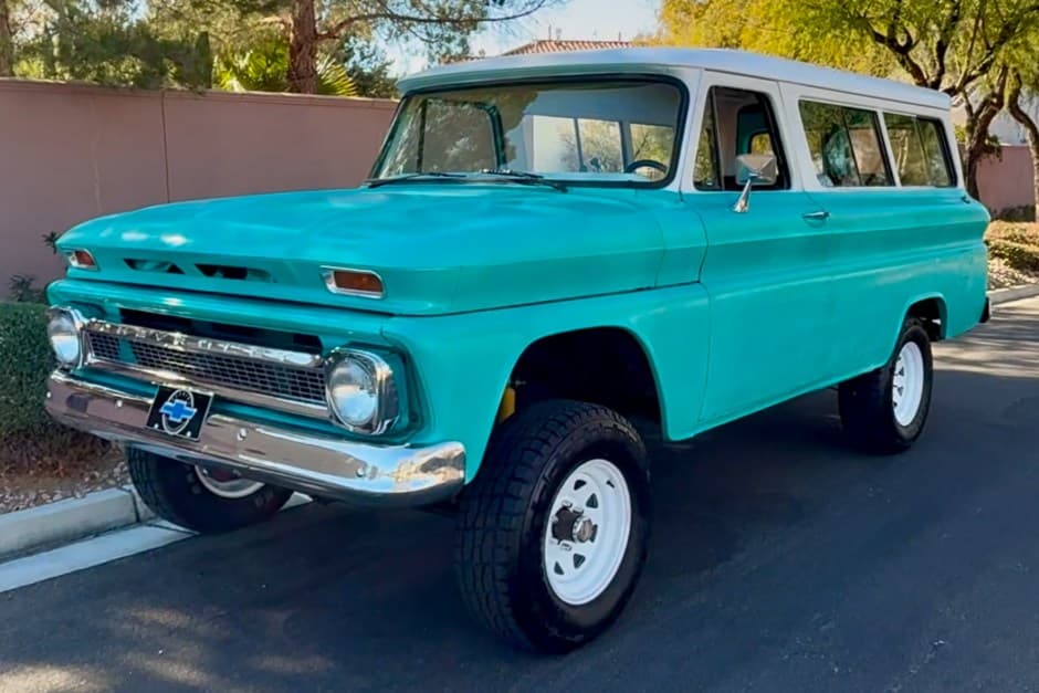 1966 Chevrolet Suburban (1960-1966) sold for $29,361