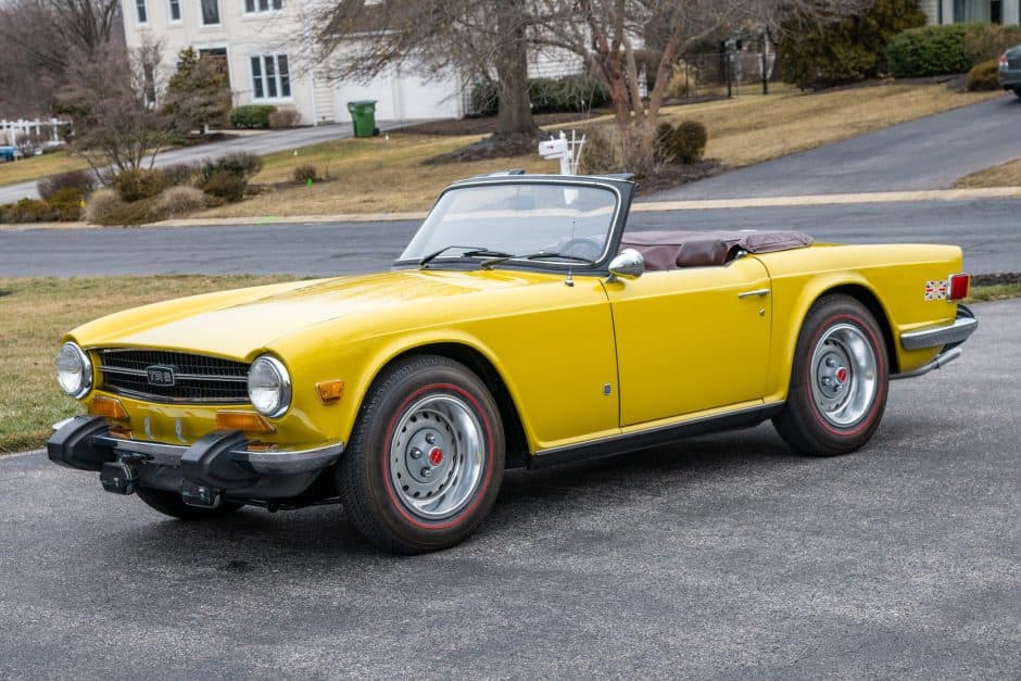 1974 Triumph TR6 sold for $29,000