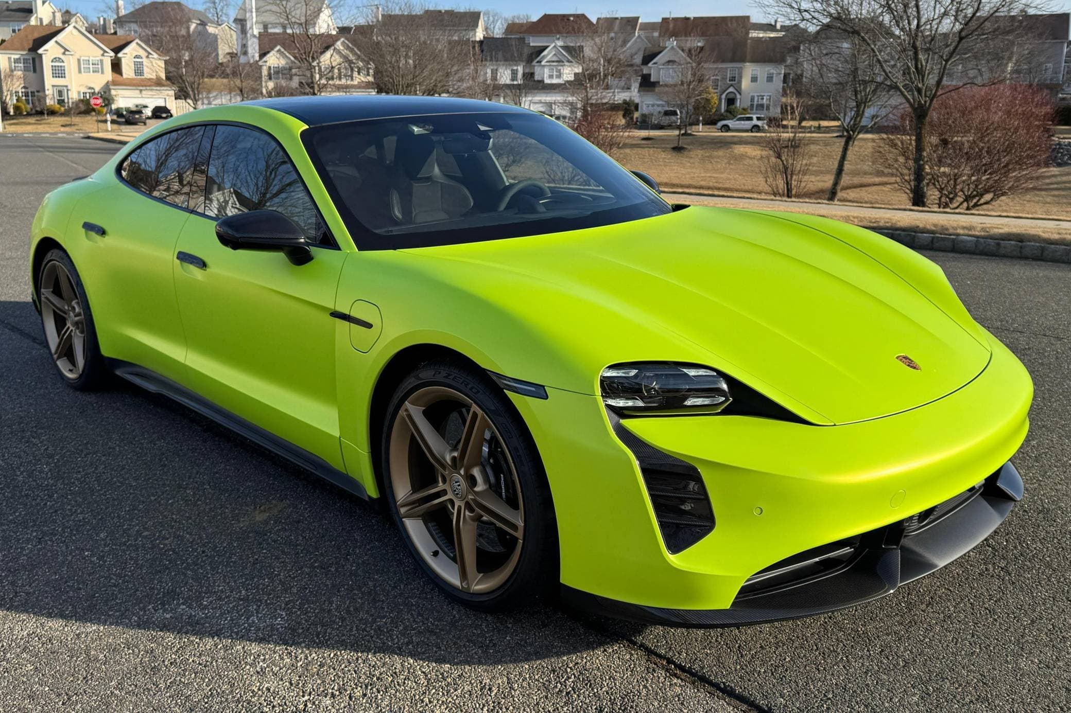 2022 Porsche Taycan sold for $67,500