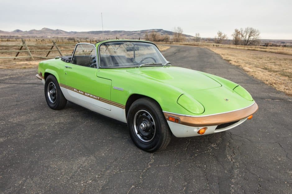 1972 Lotus Elan (1962-1975) sold for $43,000