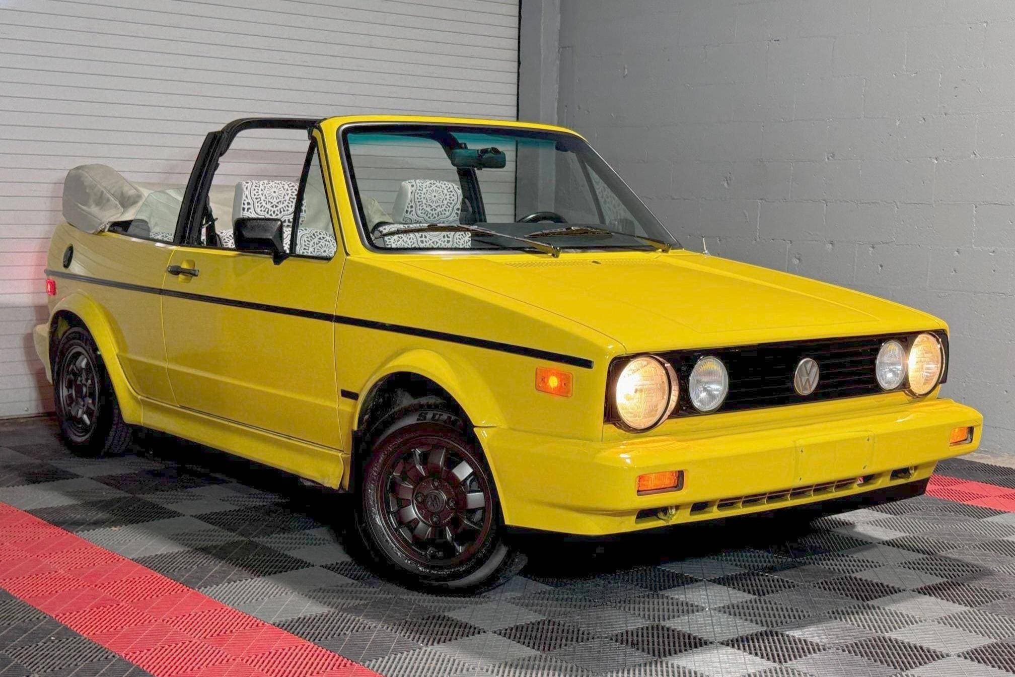 1990 Volkswagen Cabriolet sold for $5,700