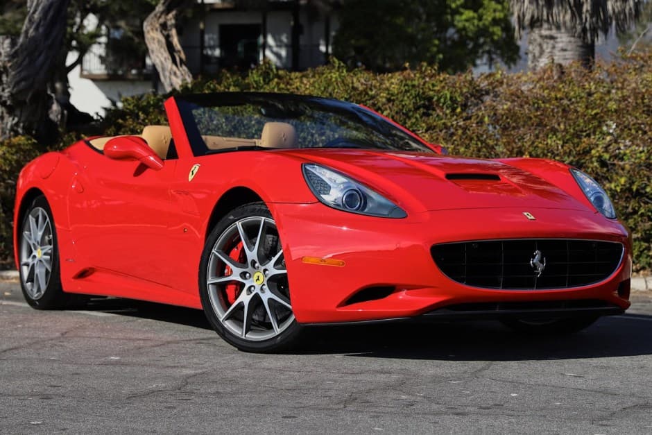 2010 Ferrari California sold for $94,000