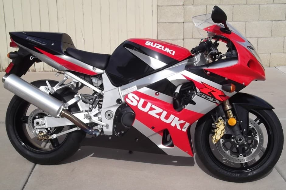 2002 Suzuki GSX-R 600, 750, 1000, & 1100 sold for $8,300
