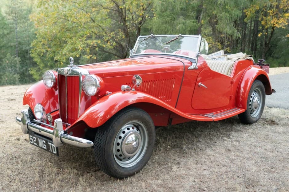 1952 MG TD sold for $13,250