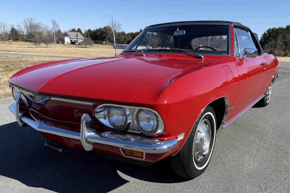 1968 Chevrolet Corvair (1965-1969) sold for $15,399