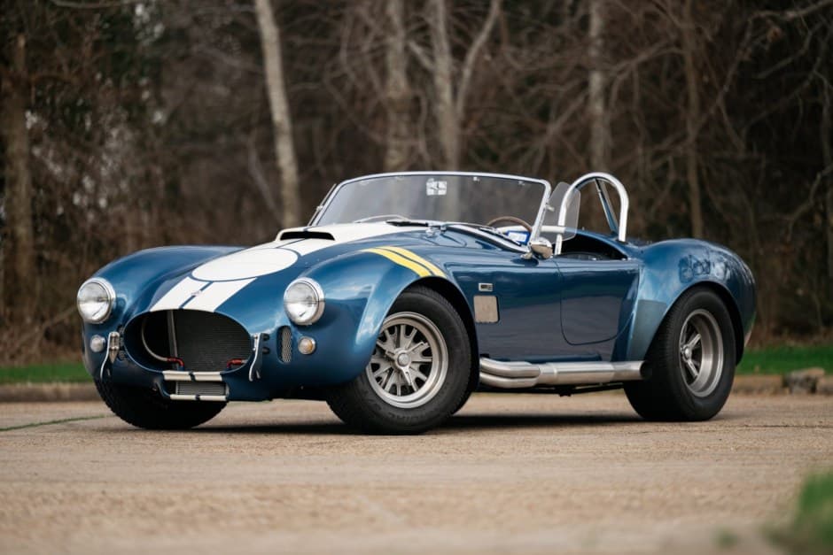 0 Shelby Cobra Replica sold for $52,500