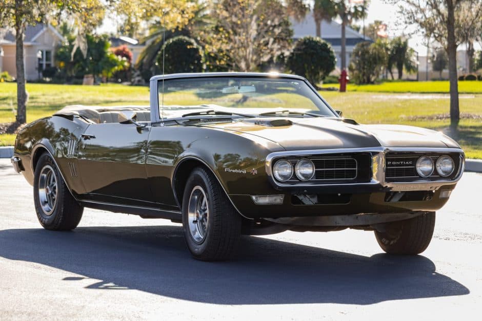 1968 Pontiac Firebird (1967-1969) sold for $41,652