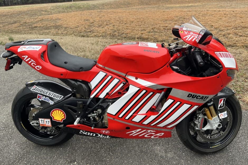 2008 Ducati Desmosedici sold for $40,500