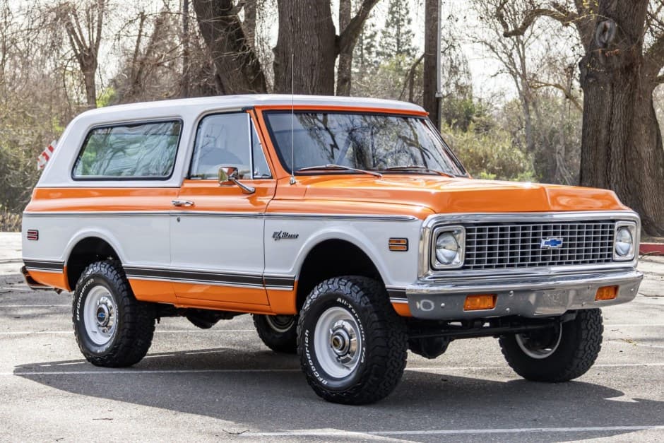 1972 Chevrolet K5 Blazer 1969-1972 sold for $80,500