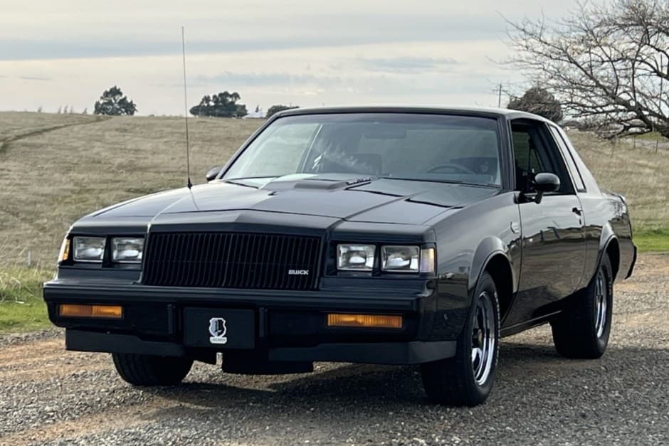 1987 Buick Grand National sold for $33,500