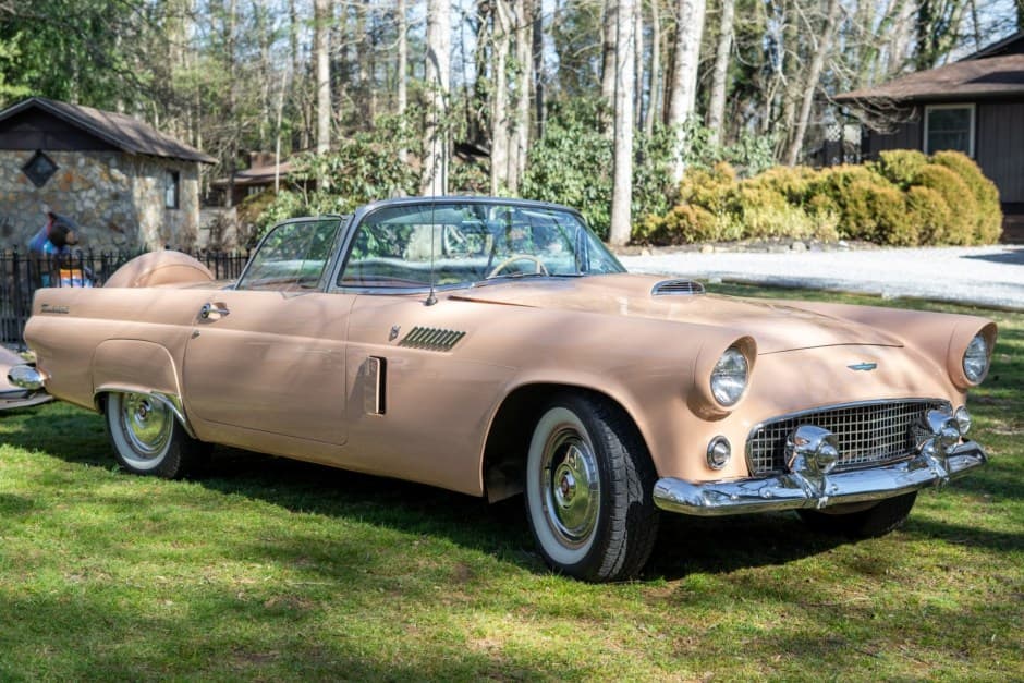 1956 Ford Thunderbird (1955-1957) sold for $25,001