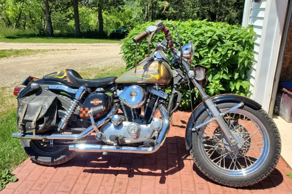 1977 Harley-Davidson Sportster sold for $2,980