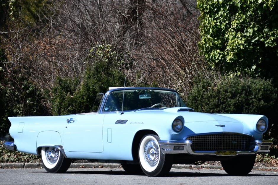 1957 Ford Thunderbird (1955-1957) sold for $43,000