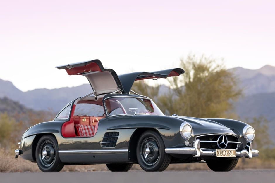 1955 Mercedes-Benz 300SL Gullwing & Roadster sold for $2,400,300