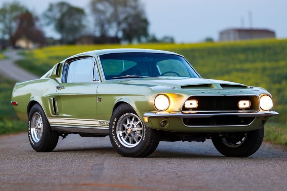 1968 Shelby Mustang GT350 & GT500 sold for $135,000