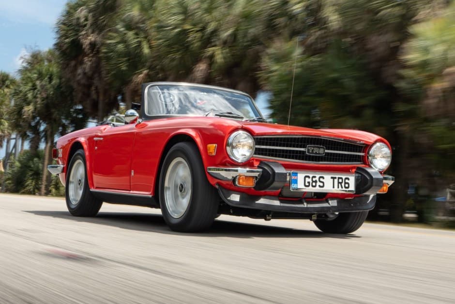 1976 Triumph TR6 sold for $22,000