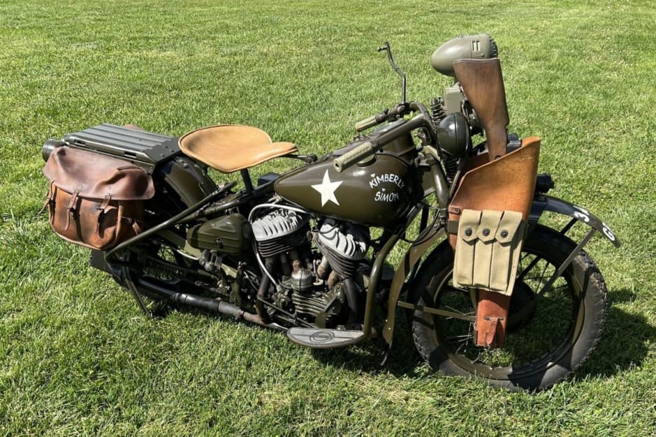 1942 Harley-Davidson 45 Flathead (1929-1975) sold for $17,350