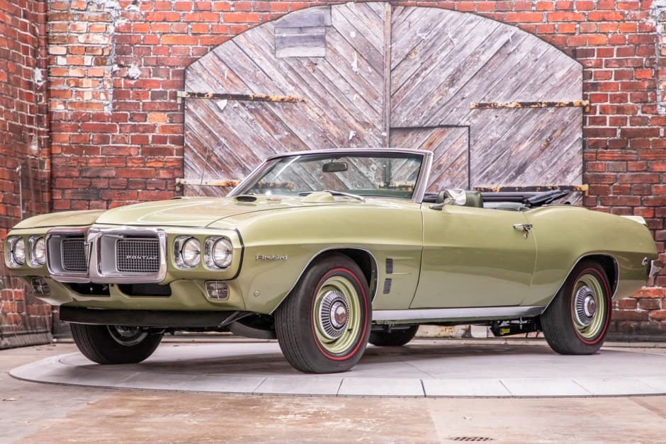 1969 Pontiac Firebird (1967-1969) sold for $43,750