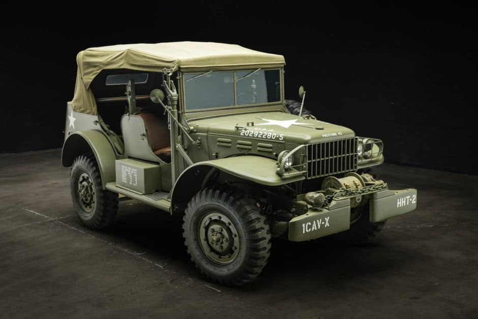 1943 Dodge Military Vehicles sold for $70,000