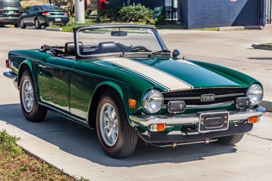 1975 Triumph TR6 sold for $14,700