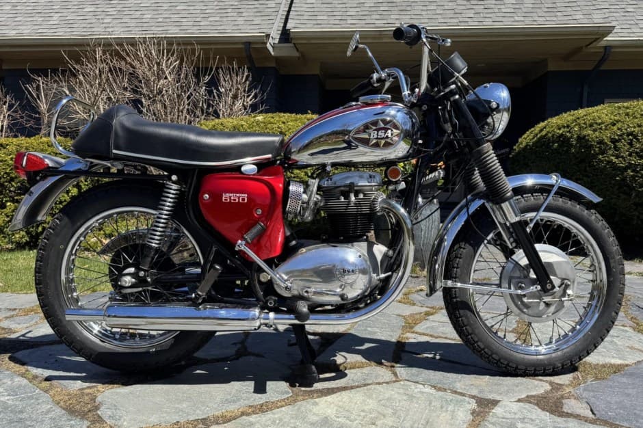 1969 BSA Lightning sold for $6,800