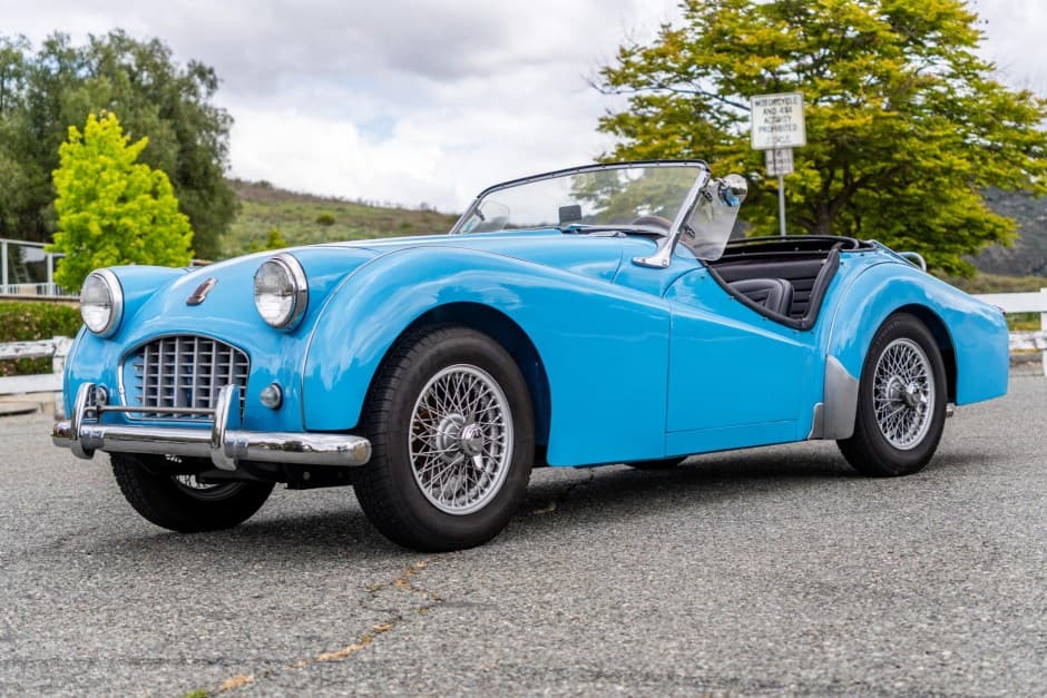 1956 Triumph TR3 sold for $20,000