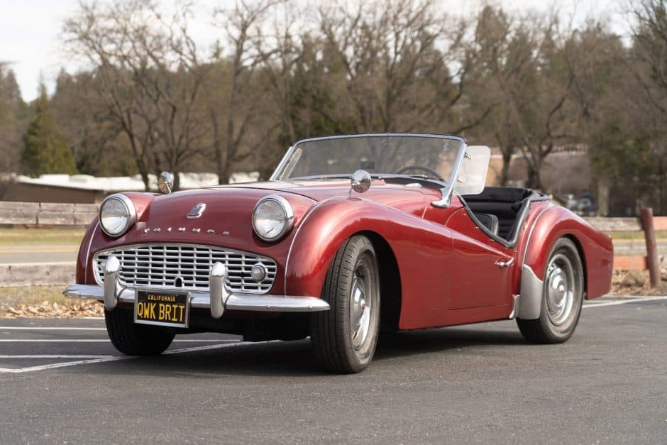 1960 Triumph TR3 sold for $17,500