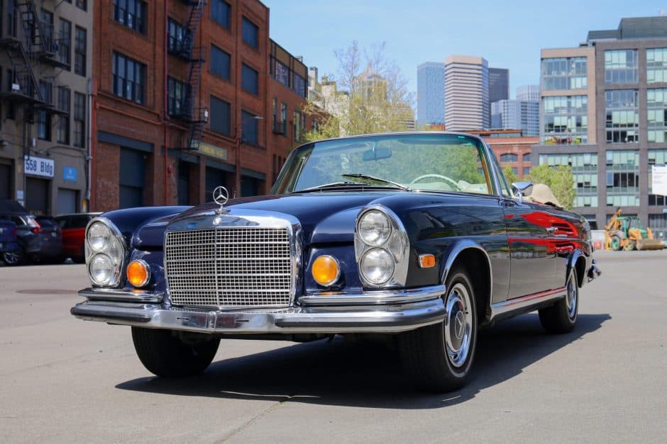 1970 Mercedes-Benz W111 Coupe & Cabriolet sold for $104,500