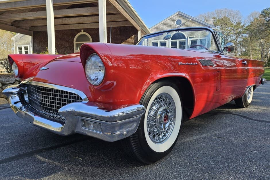 1957 Ford Thunderbird (1955-1957) sold for $55,000