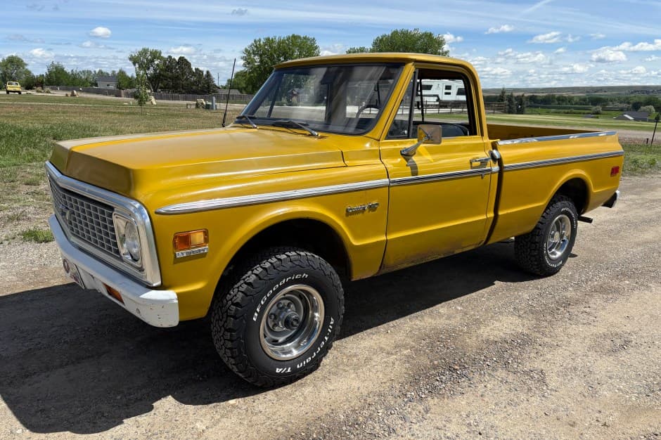 1972 Chevrolet C/K (1967-1972) sold for $21,250