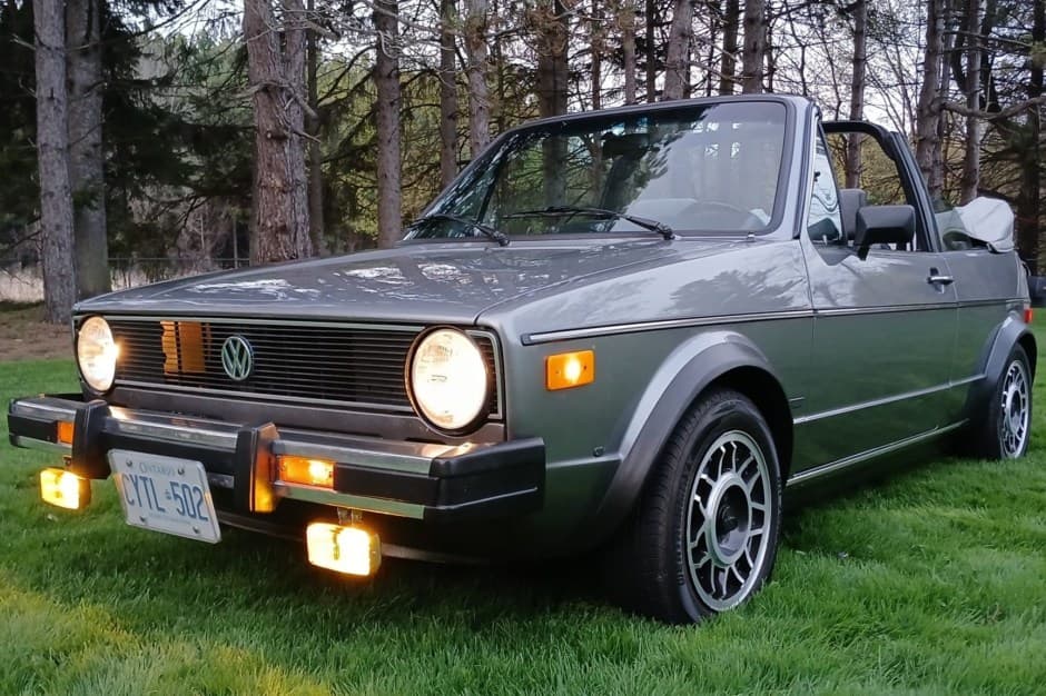 1984 Volkswagen Golf/Rabbit Cabriolet Mk1 sold for $6,700
