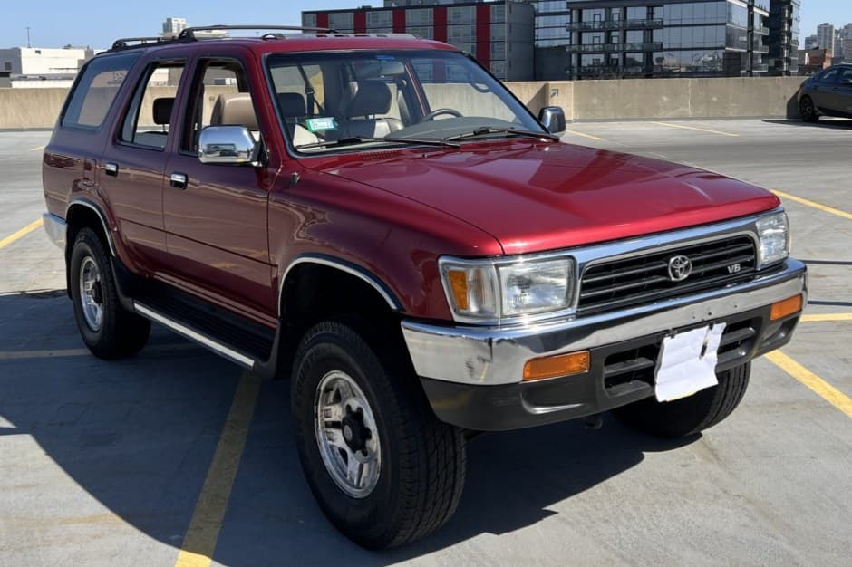 1995 Toyota 4Runner (N120) sold for $6,300