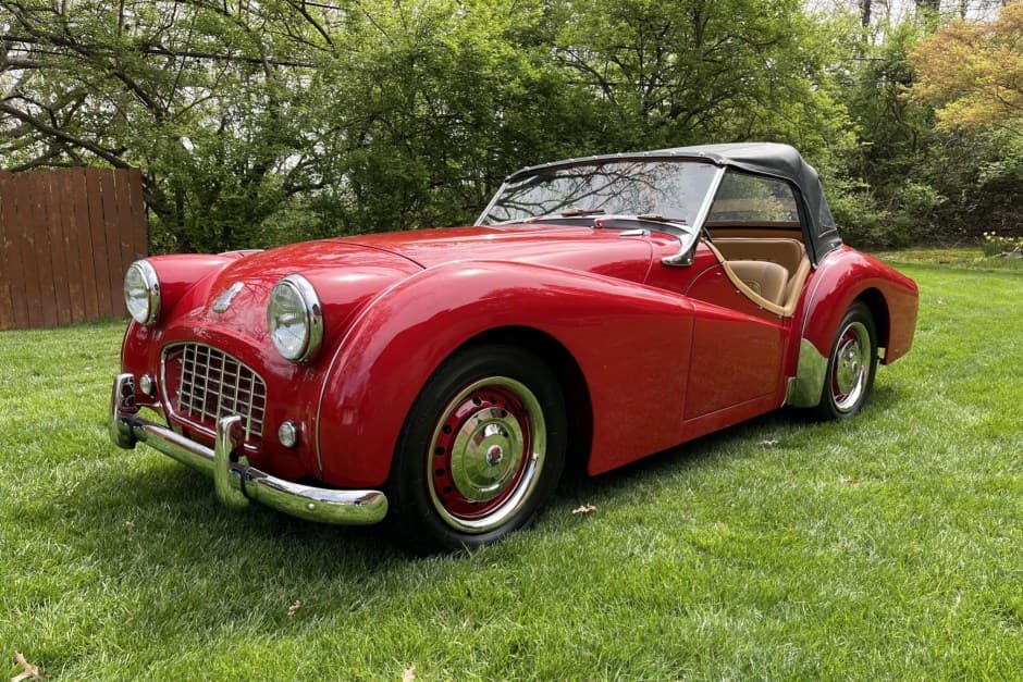 1955 Triumph TR3 sold for $44,000