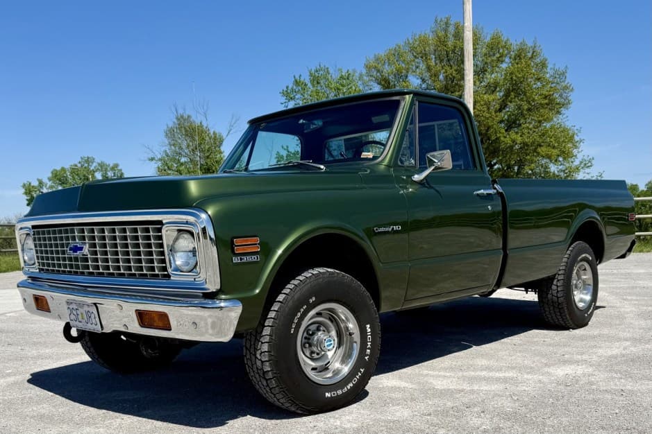 1972 Chevrolet C/K (1967-1972) sold for $31,000