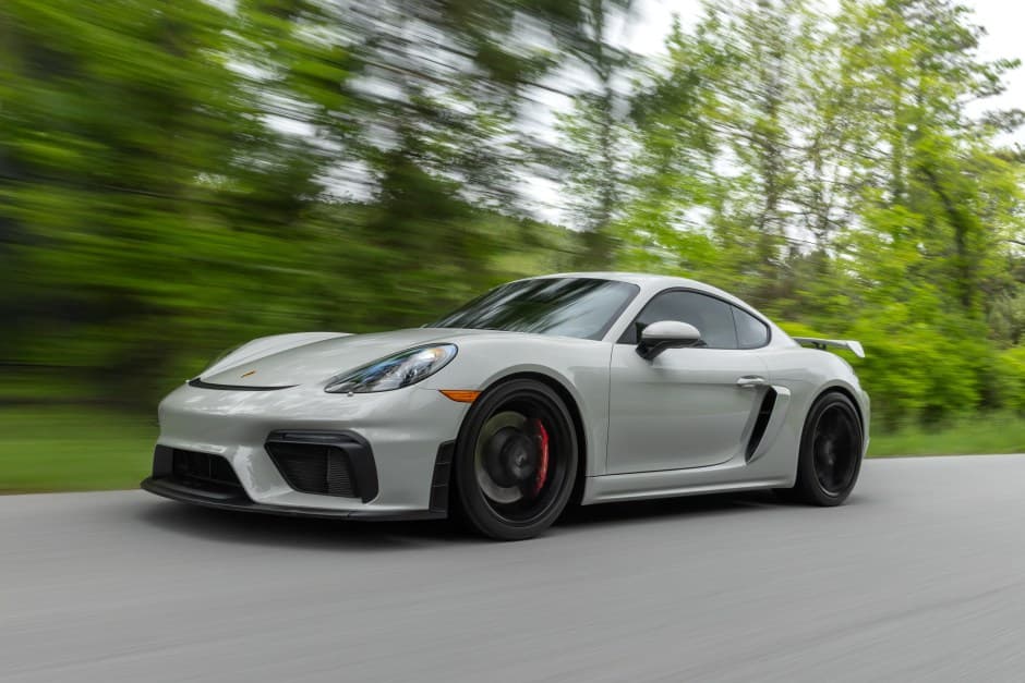 2021 Porsche Cayman GT4 sold for $125,718