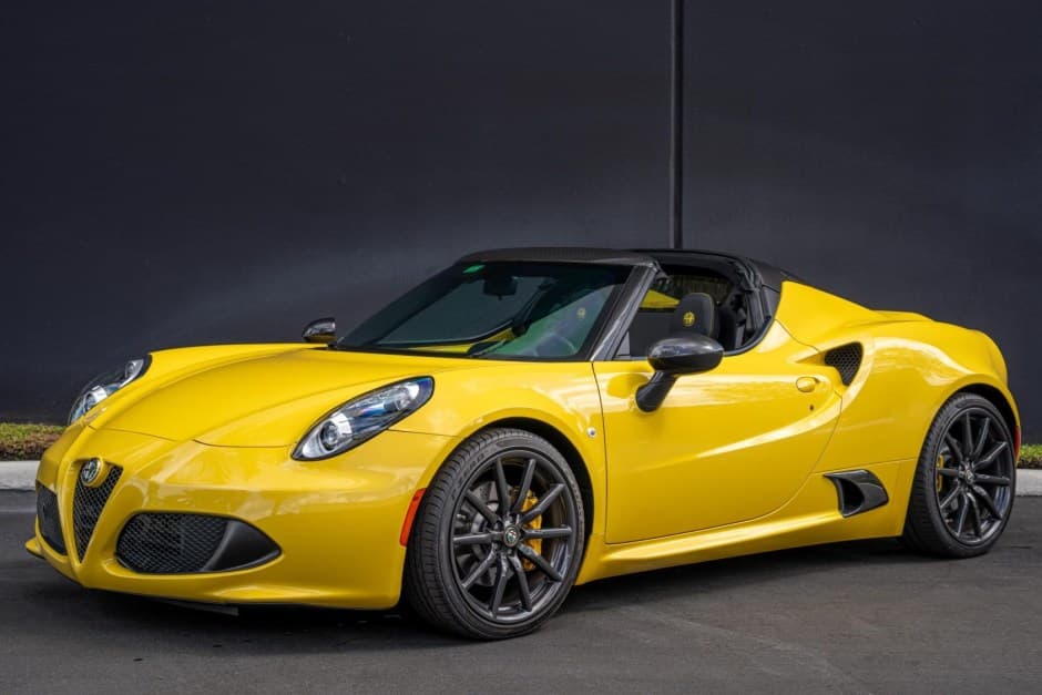 2016 Alfa Romeo 4C sold for $66,500