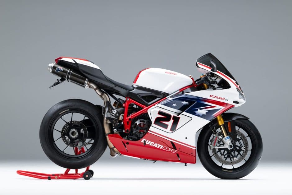 2009 Ducati 1098 sold for $31,250