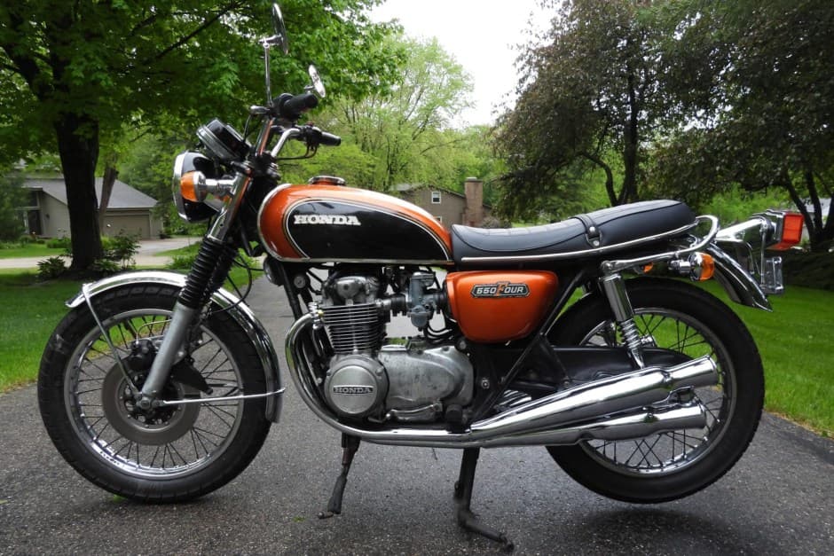 1974 Honda CB500 Four & CB550 sold for $3,350