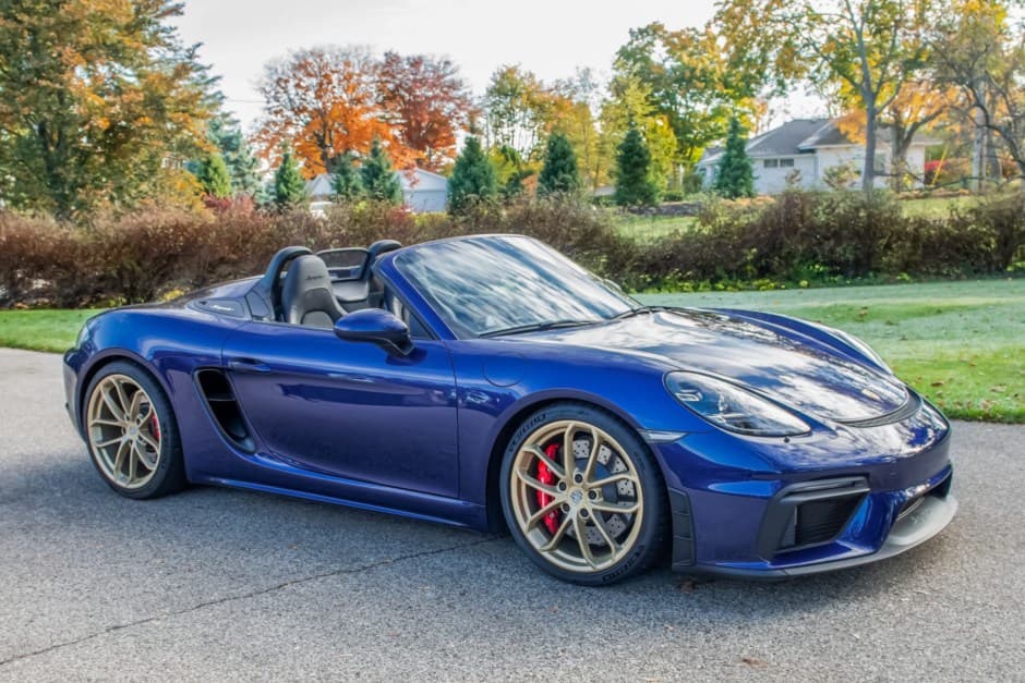 2021 Porsche 982 718 Boxster sold for $113,000