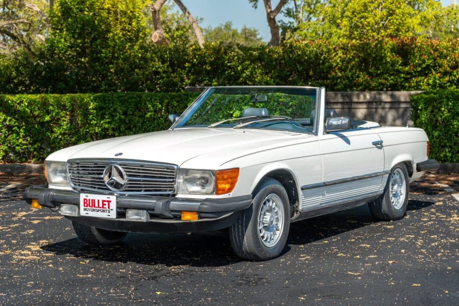 1980 Mercedes-Benz R107 SL sold for $10,200