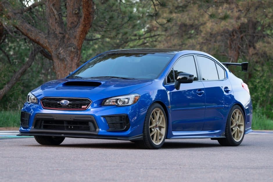 2018 Subaru WRX STi sold for $39,805