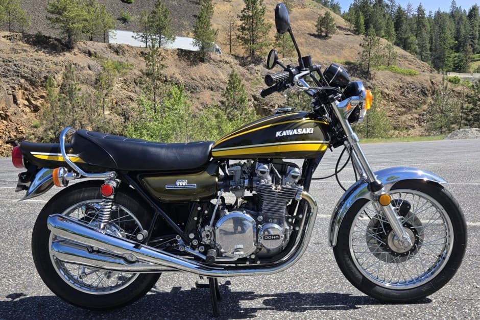 1974 Kawasaki Z1 & Z1-R sold for $13,574