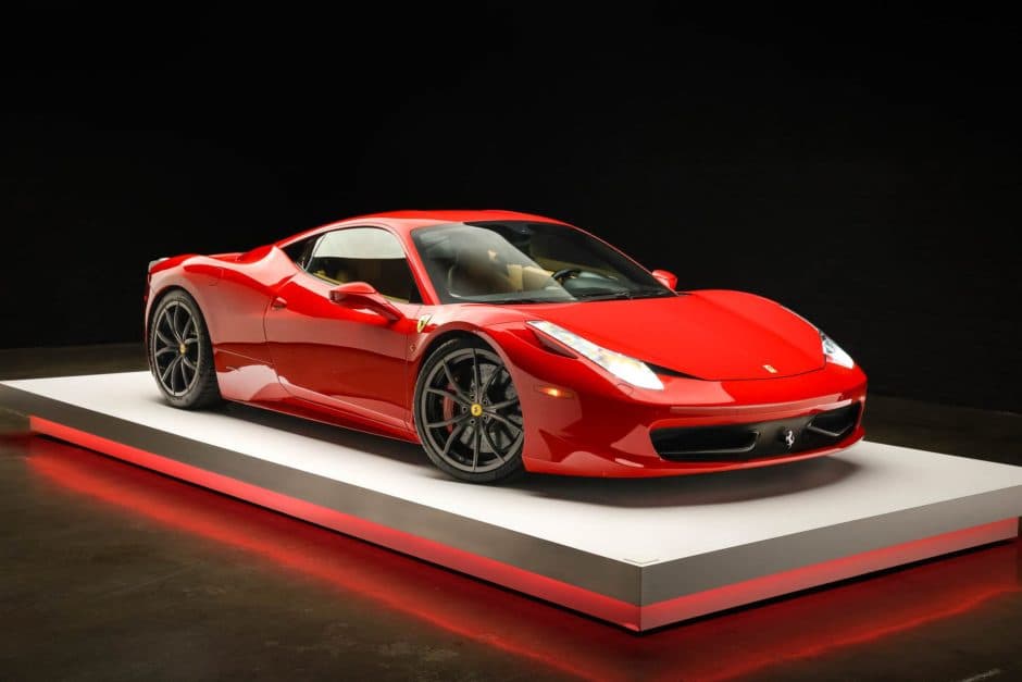 2013 Ferrari 458 sold for $188,000