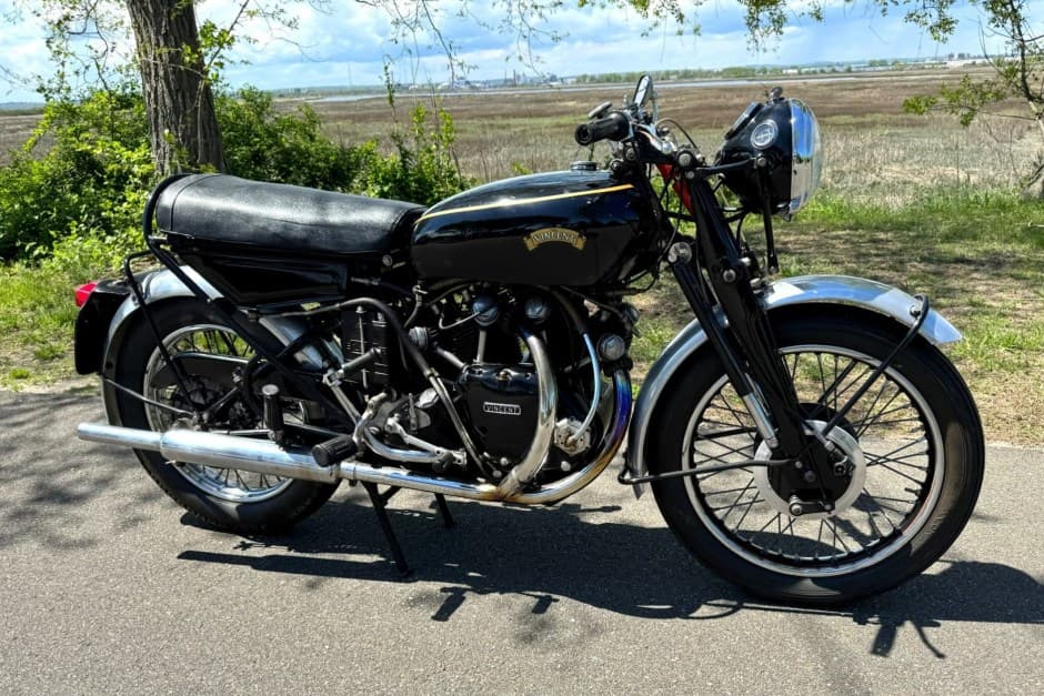 1955 Vincent Black Shadow sold for $47,000