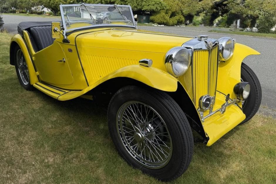1948 MG TC sold for $14,500
