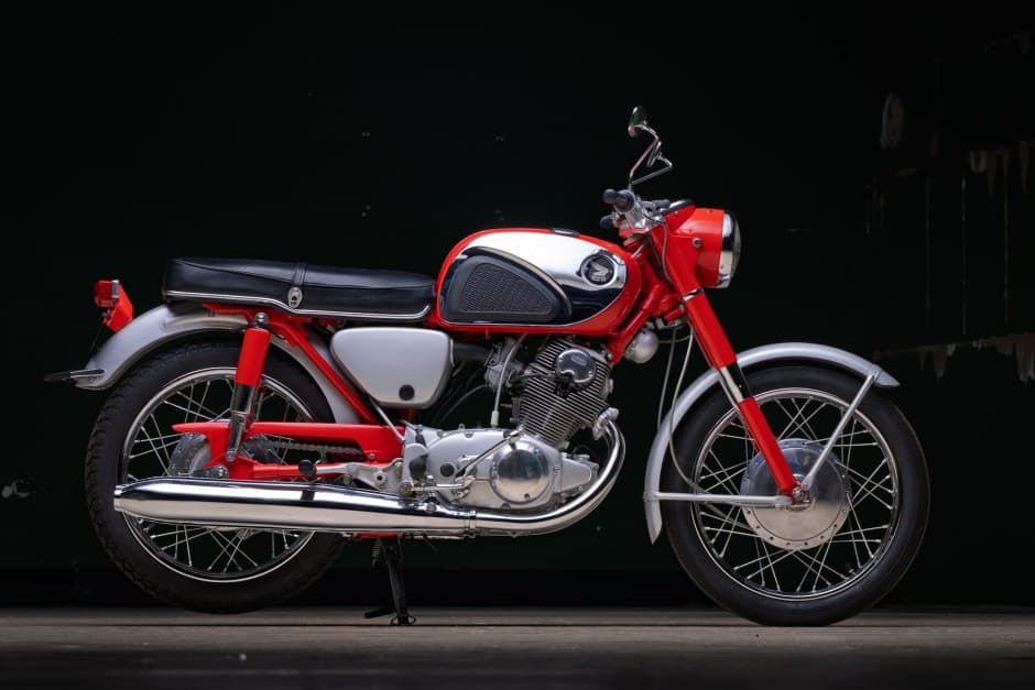 1962 Honda Dream, CB77 Super Hawk, & CL77 Scrambler sold for $7,950