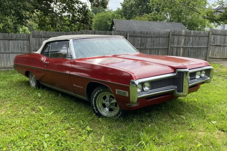1968 Pontiac Bonneville sold for $6,600