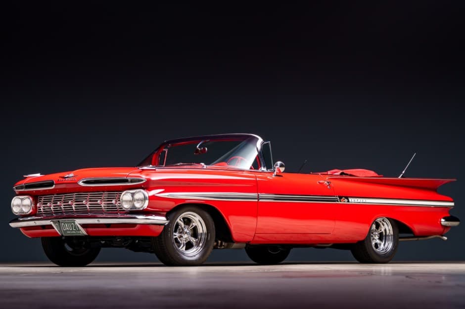 1959 Chevrolet Impala (1959-1960) sold for $186,000