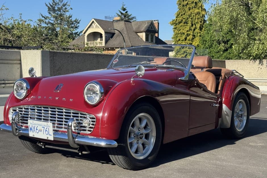 1958 Triumph TR3 sold for $22,000
