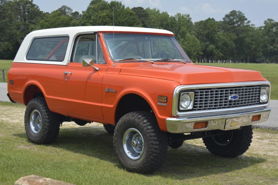 1972 Chevrolet K5 Blazer 1969-1972 sold for $71,500